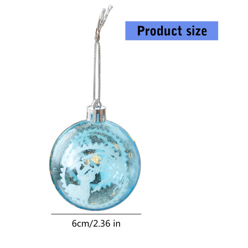 Shatterproof Plastic Holiday Decorations Clear Christmas Tree 2