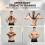 Hydraulic Chest Expander with 22-440lbs Resistance for Upper Body Exercise 13