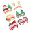Comfortable Plastic Holiday Glasses For Christmas-Set 3 1