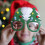Comfortable Plastic Holiday Glasses For Christmas-Set 3 3