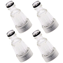 Pressure Washer Water Filter, Garden Hose Filter Kit, 4 Pack, Portable Inlet Compatible, Car Wash Connector, 3/4 Pipe