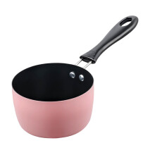 Milk Pan Pink Small Saucepan For Camping And RV Travel, Butter Melting Pot, Porridge Pot And Soup Pot