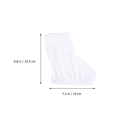 Elastische Schlittschuh-Überzieher Für Eisschuh, Größe L (Weiß) 1