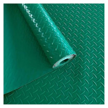 Heavy Duty Rubber Matting Garage Shop Floor Mat 90x300cm or 130x300cm Green Slip-Resistant For Workshops and Gyms