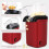 Automatic Popcorn Machine 16 Cups, 3-Minute Pop, Removable, Easy To Clean, One-Button Operation, Anti-Slip Base, Red 2