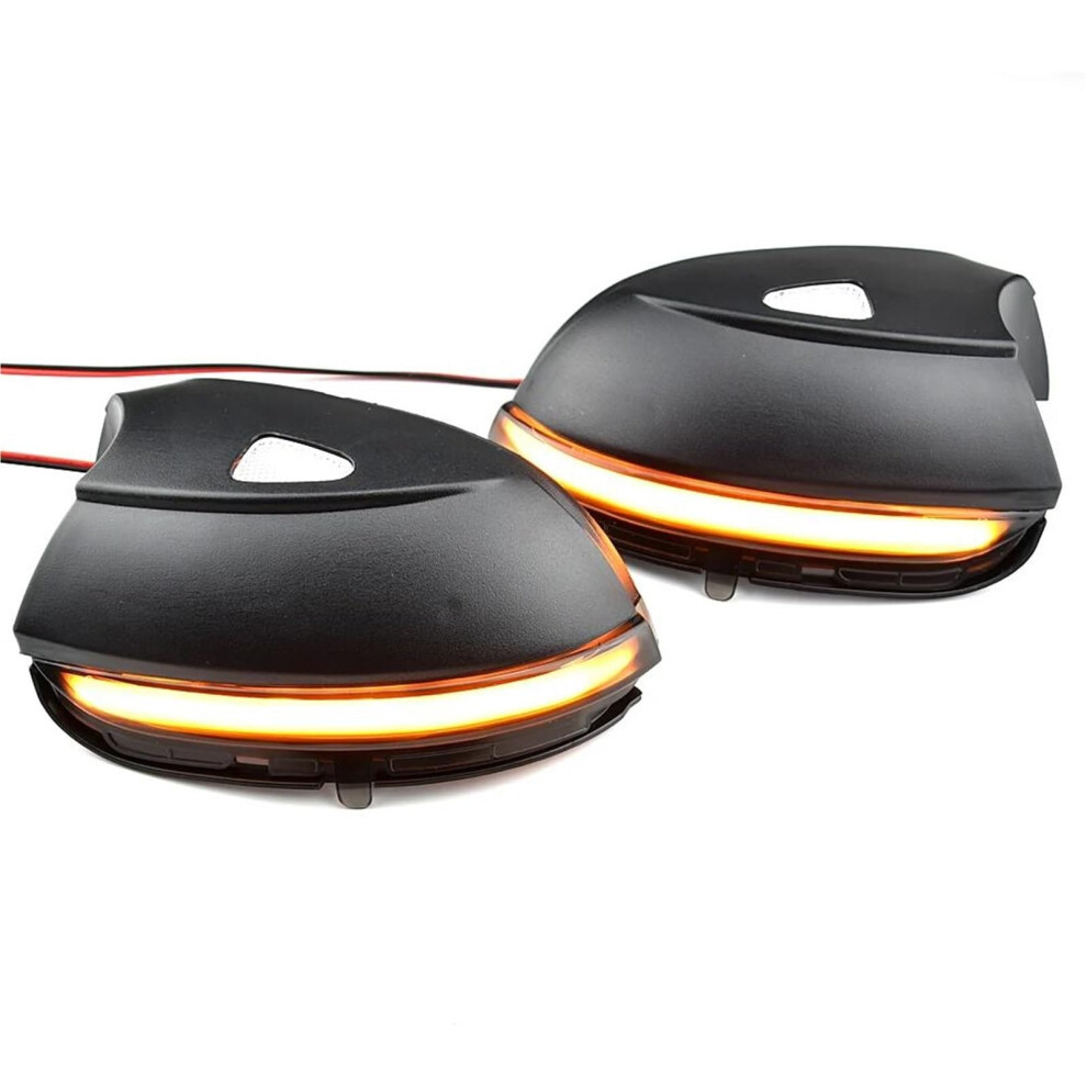 Wing Mirror Indicator For Vw Passat B7, Jetta Mk6, Scirocco, Eos - Dynamic Led Turn Signal, Yellow 9016109514394