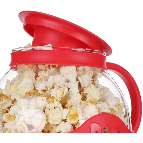 Microwave Popcorn Maker Bucket Style Mini Blue With Safe Silicone Lid 1