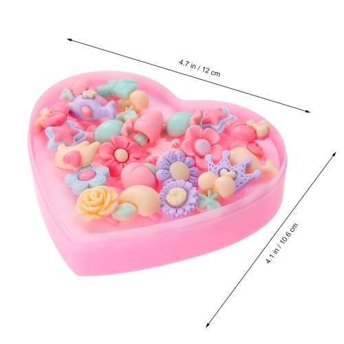 24 Teile Kinder Ring Set Mit Blumen Und Herzbox Für 1