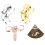 4St Uterus Kleding Speld Premium Metalen Versiering 1