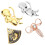 4St Uterus Kleding Speld Premium Metalen Versiering 3