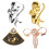 4St Uterus Kleding Speld Premium Metalen Versiering 4