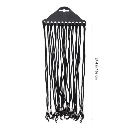 1 Beutel Mit 48 Nylon Brillenband Schwarz 2