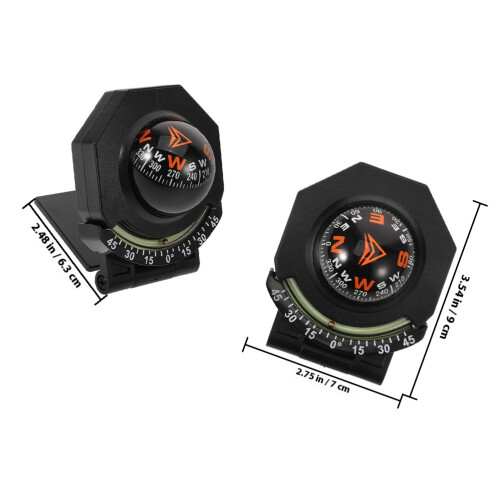 2 Stuks Auto Met Inclinometer Voor Dashboard Montage 1