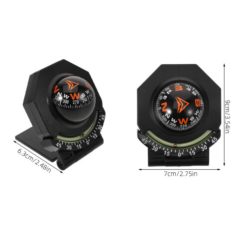 2 Stuks Auto Met Inclinometer Voor Dashboard Montage 2