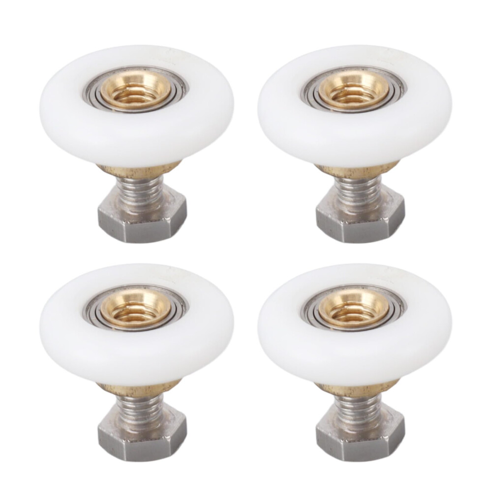 Shower Door Rollers Replacement Nylon Wheels, 27Mm, Stainless Steel Copper, Easy Installation, For Shower Doors 9354506408640