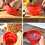 Microwave Popcorn Maker Silicone Popcorn Bowl Red Heat Resistant 3