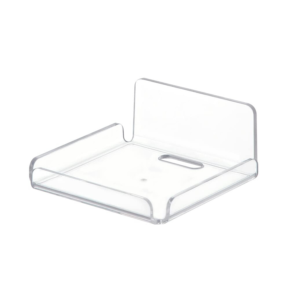 Acrylic Floating Small Wall Shelves - No-Drill Adhesive Mount, Wall Mounted, For Security Cameras 9393856469833