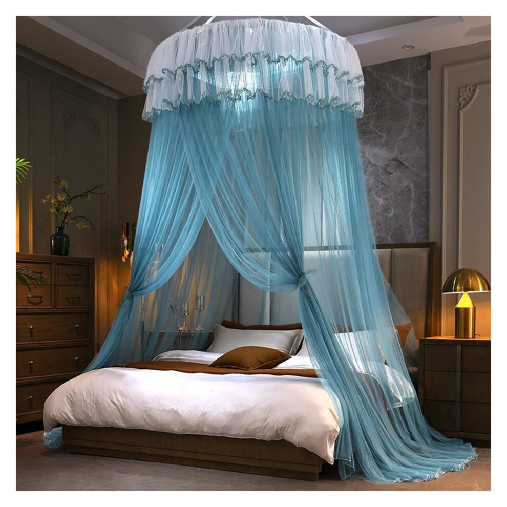 Princess Mosquito Net Canopy For Kids 1.5x2.0m Green Dome Design Bed Canopy Anti-Mosquito Sleep Solution For Girls