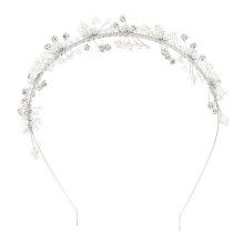 1X Elegant Bruidsmeisje Hoofdband Met Parel En Krans