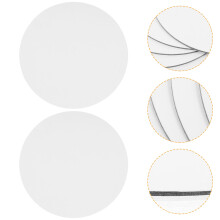 6 Stuks 20 Cm Ronde Canvas Tekendoek Premium Schilderdoek