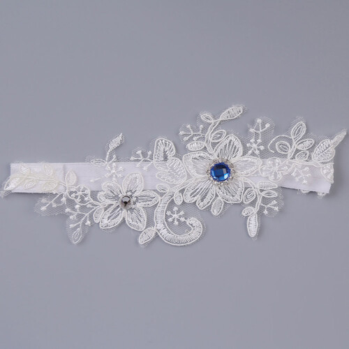 Bruids Kant Garter Dijring Met Decoratie 2