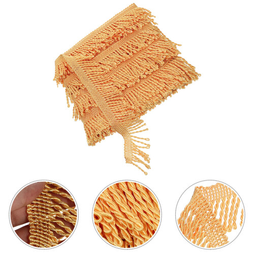 Tassel Fringe Trim Polyester Seide 1 Rolle 2