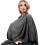 Dark Grey Breathable Nursing Poncho Multipurpose Baby Cover 2