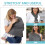 Dark Grey Breathable Nursing Poncho Multipurpose Baby Cover 11