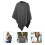 Dark Grey Breathable Nursing Poncho Multipurpose Baby Cover 3