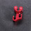Vervangingskabelglijder voor aluminium compound (rood) 3