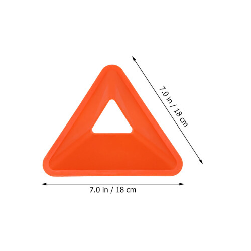 Soccer Cones 8 7,1x7,1x1,8 Inch 1