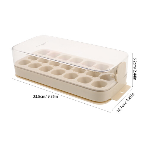 Ice Cube Tray: 21-Grid Silikonform Mit Deckel Für Schnelles 2
