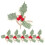 6St Weihnachten Mit Grünen Blättern Und 7