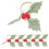 6St Weihnachten Mit Grünen Blättern Und 8