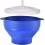 Microwave Popcorn Popper Silicone Popcorn Maker Blue With Lid Popcorn Bowl 4