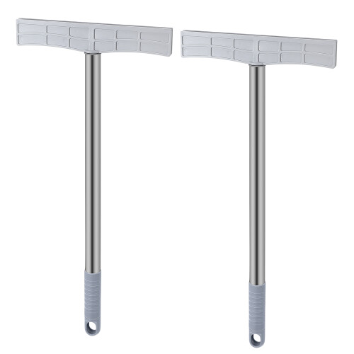 2 transparente Parade-Schilder mit Stab, aus