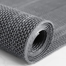 Non-Slip PVC Mat For Kitchen, Office And Car 3W x 3L cm Grey Multipurpose Slip-Resistant