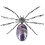 Crystal Spinne Halloween Simulierte Spinne Spielzeug 1