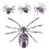 Crystal Spinne Halloween Simulierte Spinne Spielzeug 5