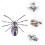 Crystal Spinne Halloween Simulierte Spinne Spielzeug 9