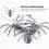 Crystal Spinne Halloween Simulierte Spinne Spielzeug 11