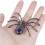 Crystal Spinne Halloween Simulierte Spinne Spielzeug 8