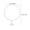Vertical Ball Racks Basketball Wandhalterung Weiß 2