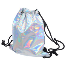 Sports Tanztasche Für Frauen Holografischer Zugband Rucksack