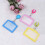 8Stück Querformat PU Leder ID Badge Halter Mit Zugclip 10