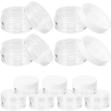 50Stk Kleine Runde Leere Creme Dosen Für Gesichtscreme Reiseetui