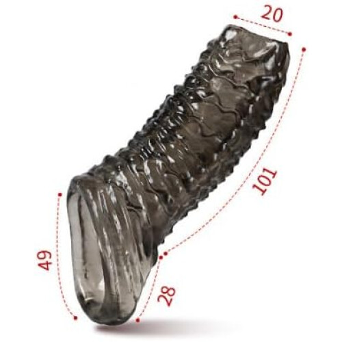 Penis Sleeves Model C White For Couples, Intense Stimulation And Delayed Ejaculation 2