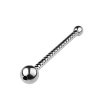 Metal Urethral Plug 10Mm - Solid Metal Penis Plug, Male Urethral Toy, Urethral Sounding Trainer, Urethral Stimulation