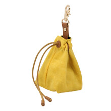 Dog Treat Training Pouch Waist Bag 7.09x2.76x2.76 Inches Yellow Portable Puppy Food Pocket For Dogs Cats Pets