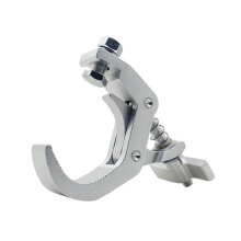 Stage Light Clamp DJ Light Clamp Heavy Duty Adjustable Aluminum Alloy Silver For Stage Lighting
